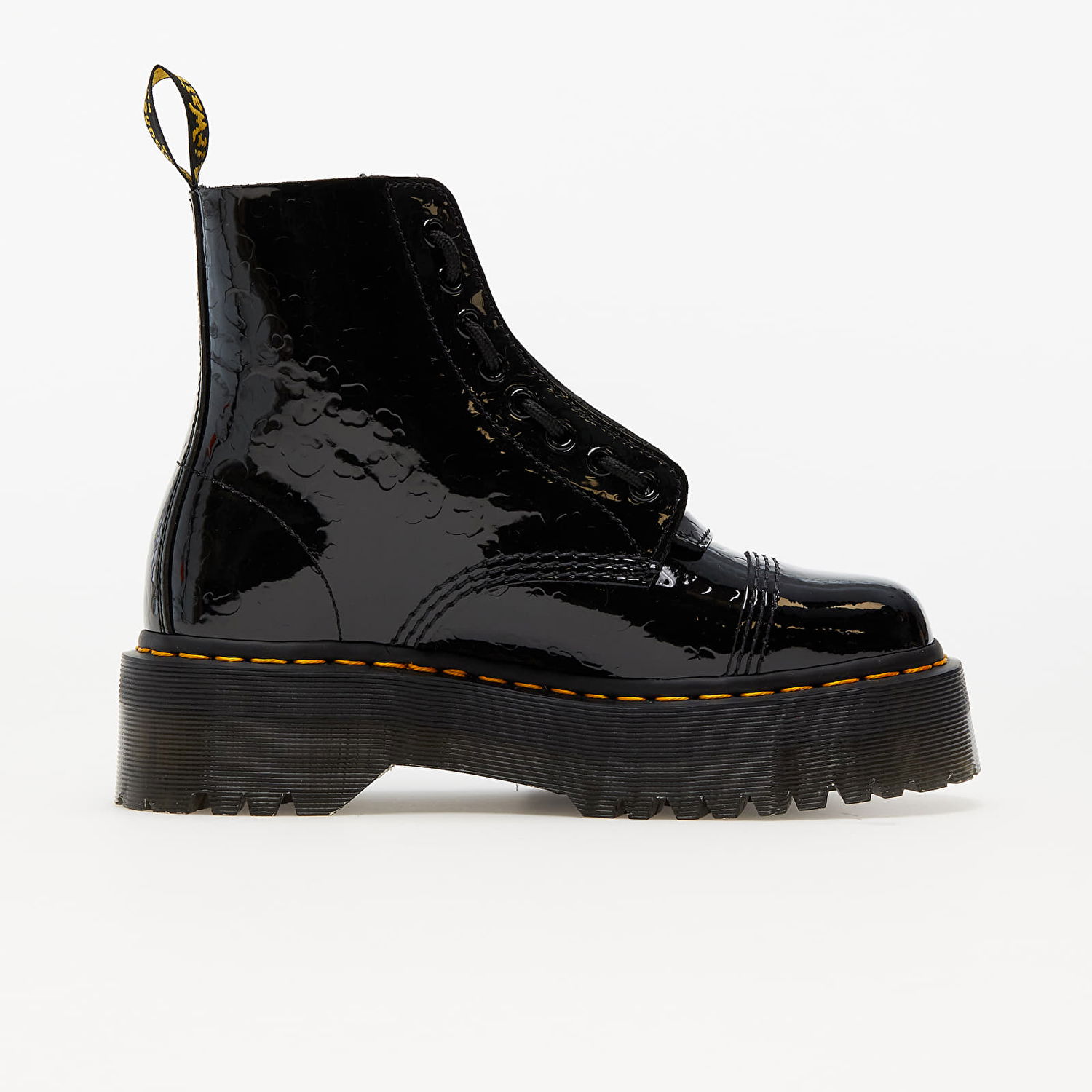 Кецове и обувки Dr. Martens Sinclair Black Patent Lamper Leopard Emboss W Черно | DM26866001, 1
