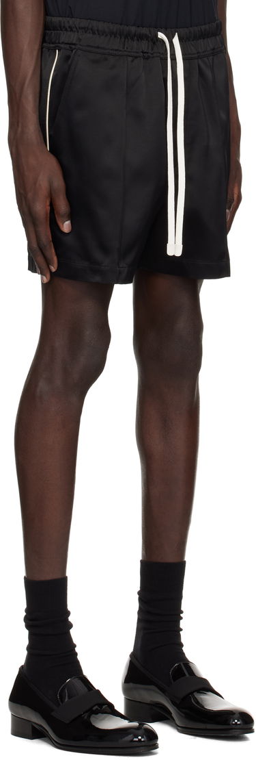 Къси панталони Tom Ford Tom Ford Shiny Satin Shorts Черно | SSC002-FMV031S25, 1