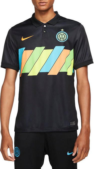 Поло тениска Nike Inter Milan 2021/22 Soccer Jersey Черно | db5899-011, 0