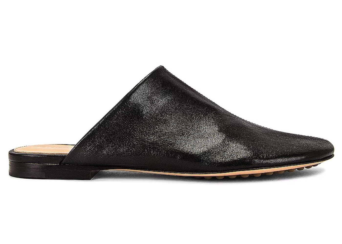 Кецове и обувки Bottega Veneta Leather Dot Sock Slippers Черно | 667185VBP401000, 0
