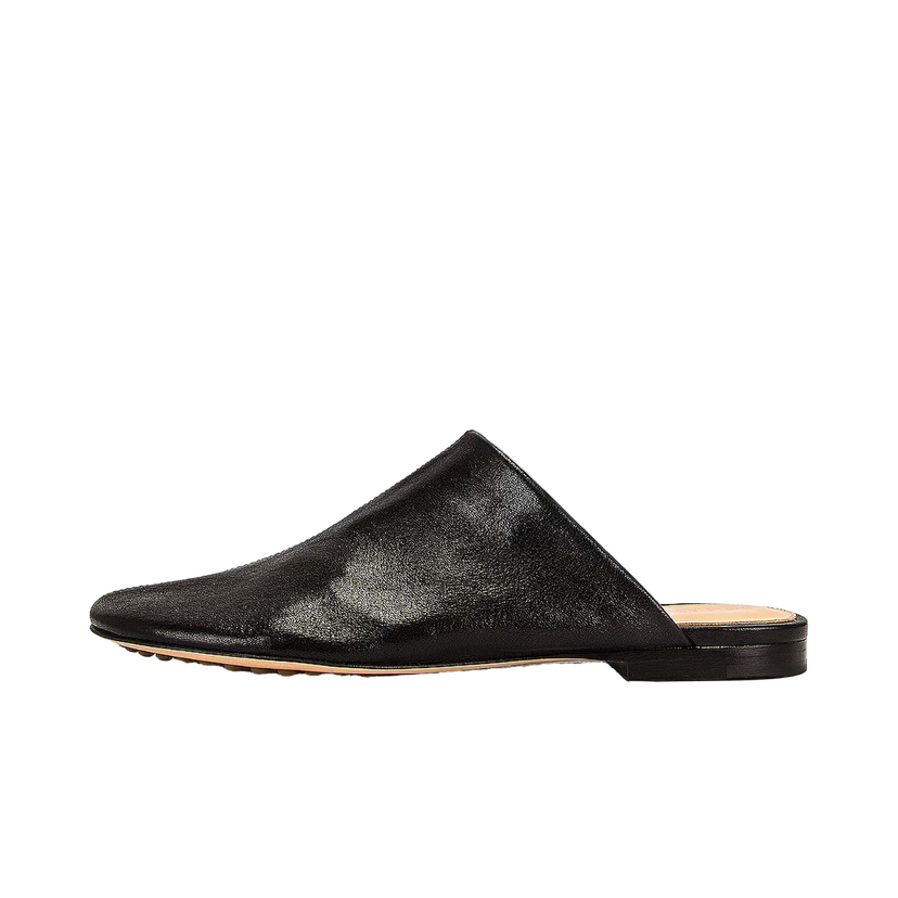 Кецове и обувки Bottega Veneta Leather Dot Sock Slippers Черно | 667185VBP401000