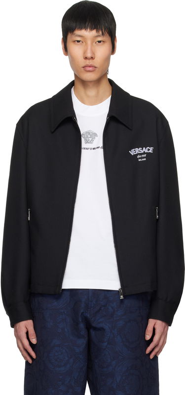 Яке бомбър Versace Versace Medusa Gallery Wool Blouson Jacket Черно | 1018846_1A13489, 0