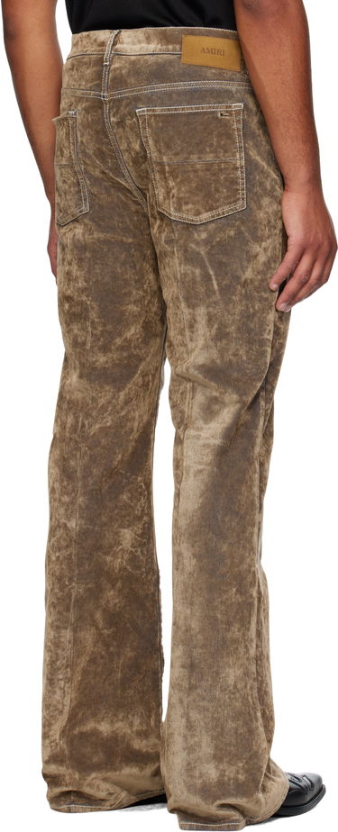 Дънки AMIRI AMIRI Velvet Flare Jeans Кафяво | AMDNFR1027, 2