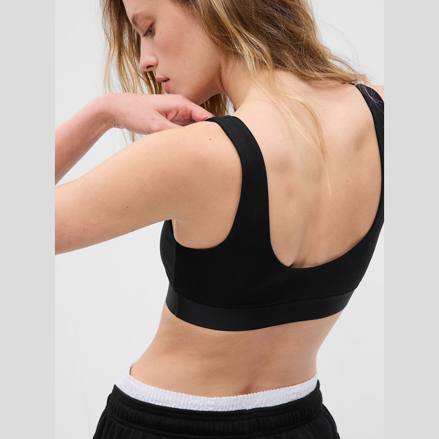 Сутиен GAP Logo Bralette Черно | 655078-00, 1