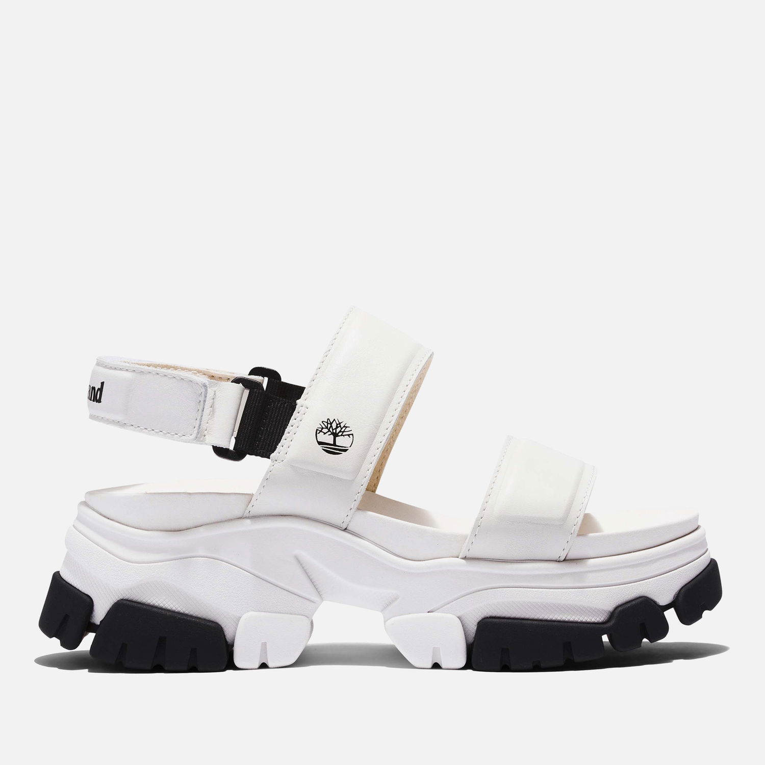 Кецове и обувки Timberland Women's Adley Way Leather Chunky Sandals - Blanc De Blanc - UK 3 Бяло | TB0A5USML771, 0
