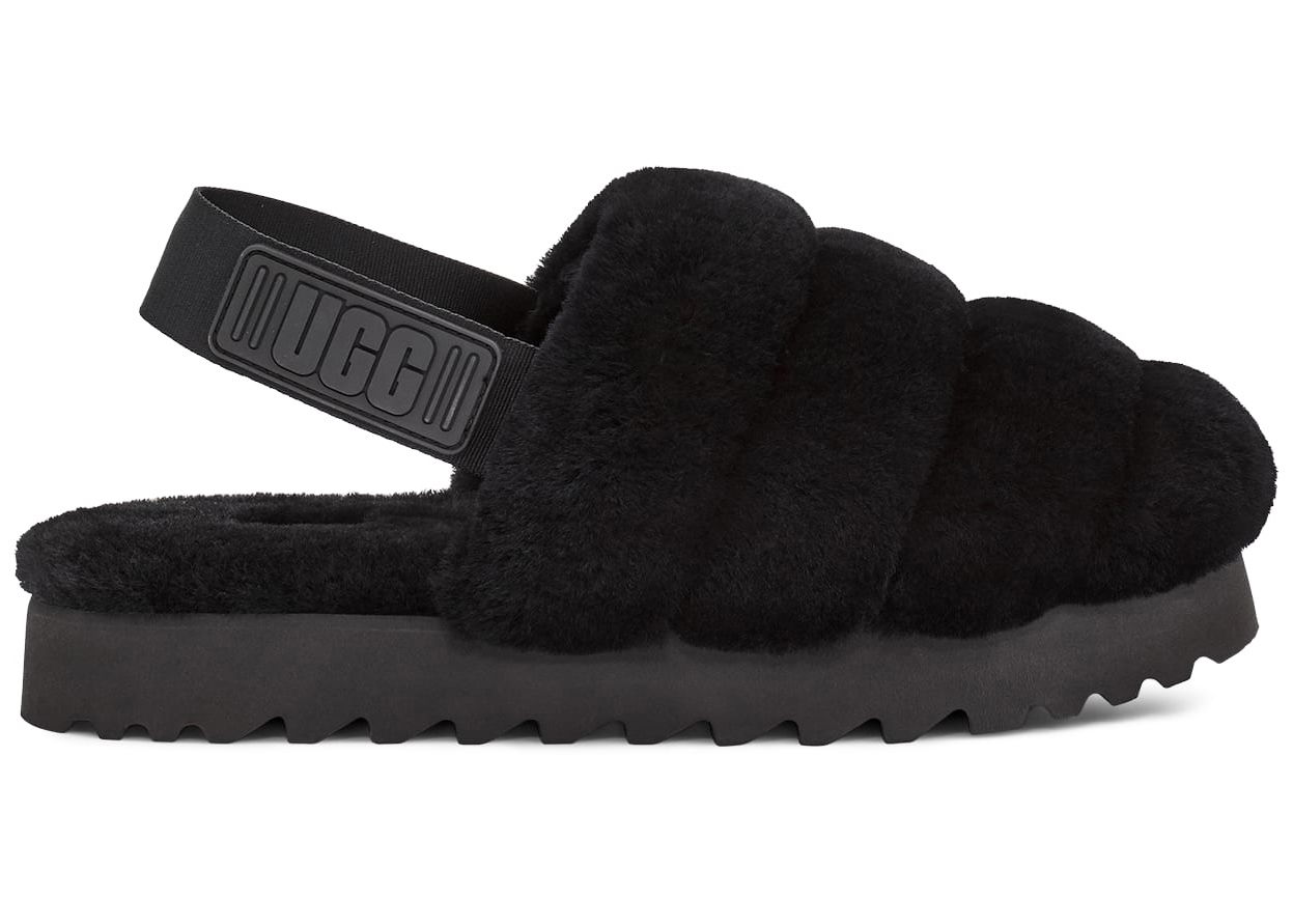 Кецове и обувки UGG Super Fluff Slippers Черно | 1121751-BLK, 0