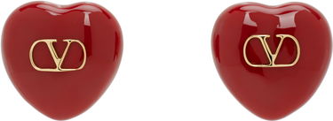 Обеци Valentino Valentino Garavani Coeur Royal Heart Earrings Червено | 6W2J0Y10MJP, 0