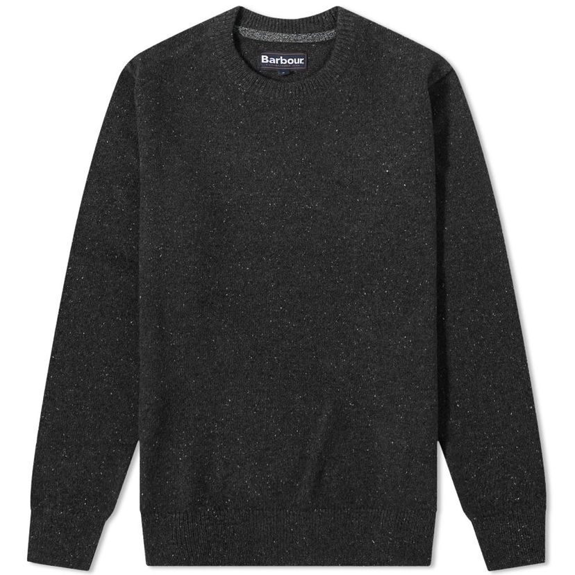 Пуловер Barbour Tisbury Flecked Crew Knit Черно | MKN0844BK31