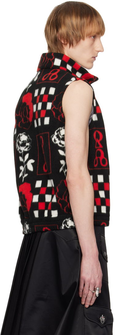 Жилетка Chopova Lowena Print Fleece Vest Черно | 4042M, 2