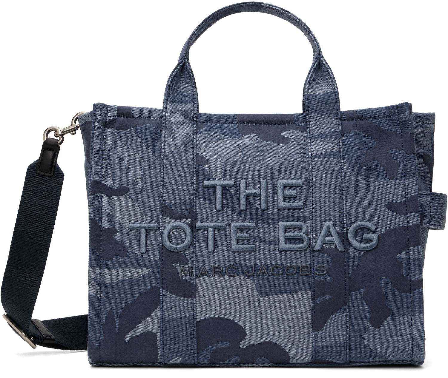 Голяма пазарска чанта Marc Jacobs Marc Jacobs 'The' Camo Jacquard Medium Tote Bag Синьо | 2S4HTT002H03, 0