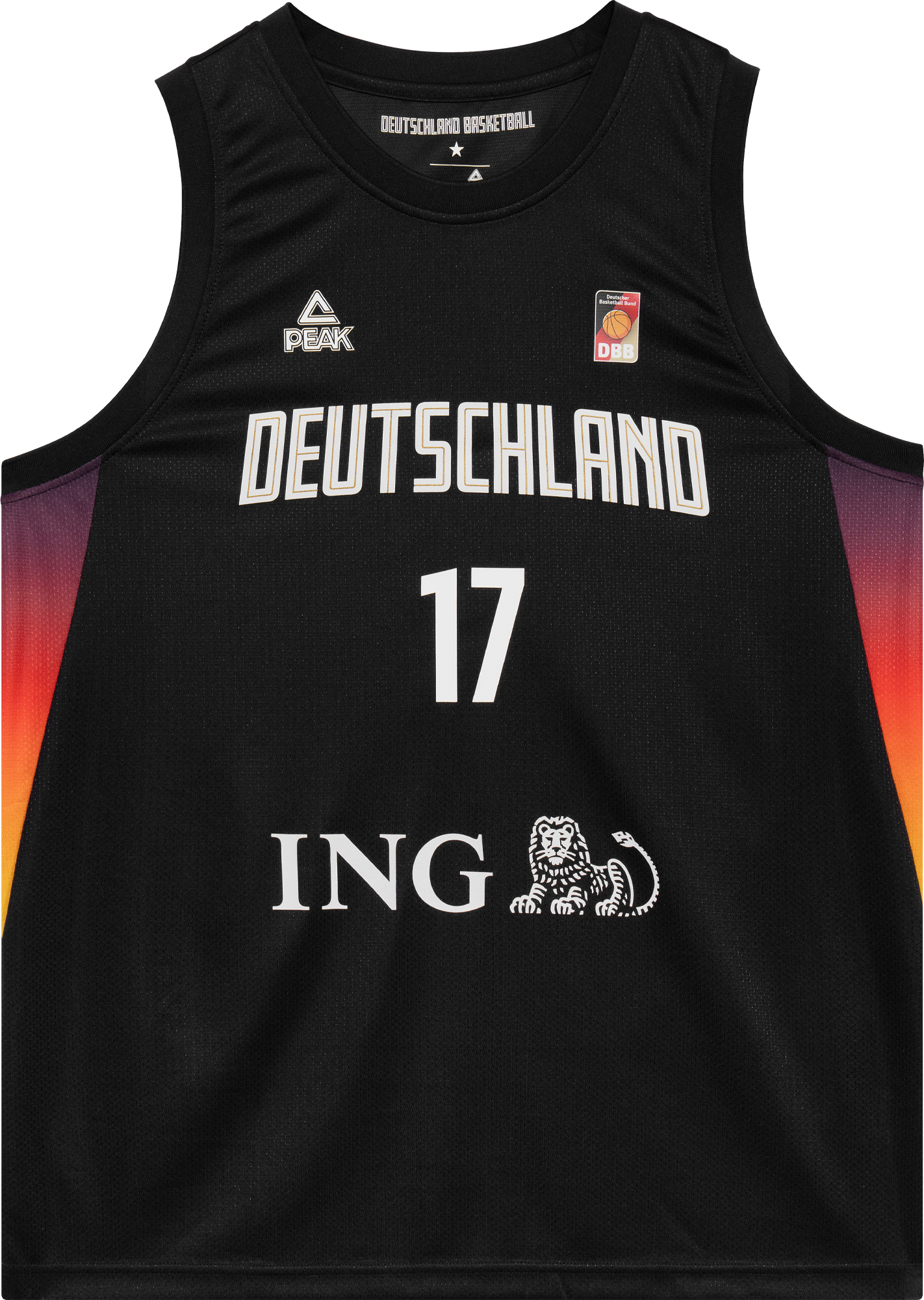Фланелка Peak DBB Dennis Schröder 2025 Jersey Черно | 25062ds-black, 0