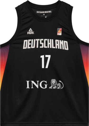 Фланелка Peak DBB Dennis Schröder 2025 Jersey Черно | 25062ds-black, 0