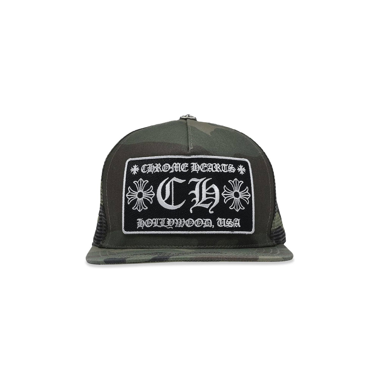 Шапка с козирка Chrome Hearts Hollywood Trucker Hat Зелено | 1383 100000701HTH GNCM, 1