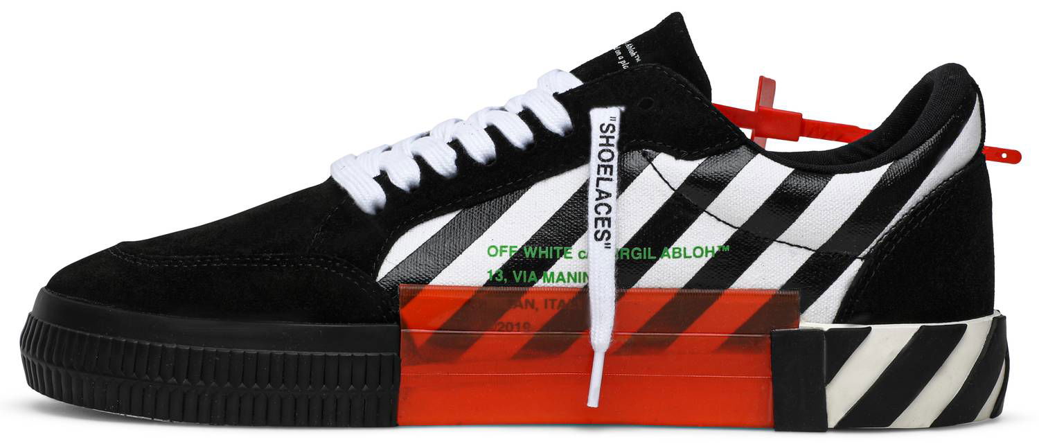 Кецове и обувки Off-White Off-White Vulc "Black White" Черно | OMIA085R20C210180129, 0