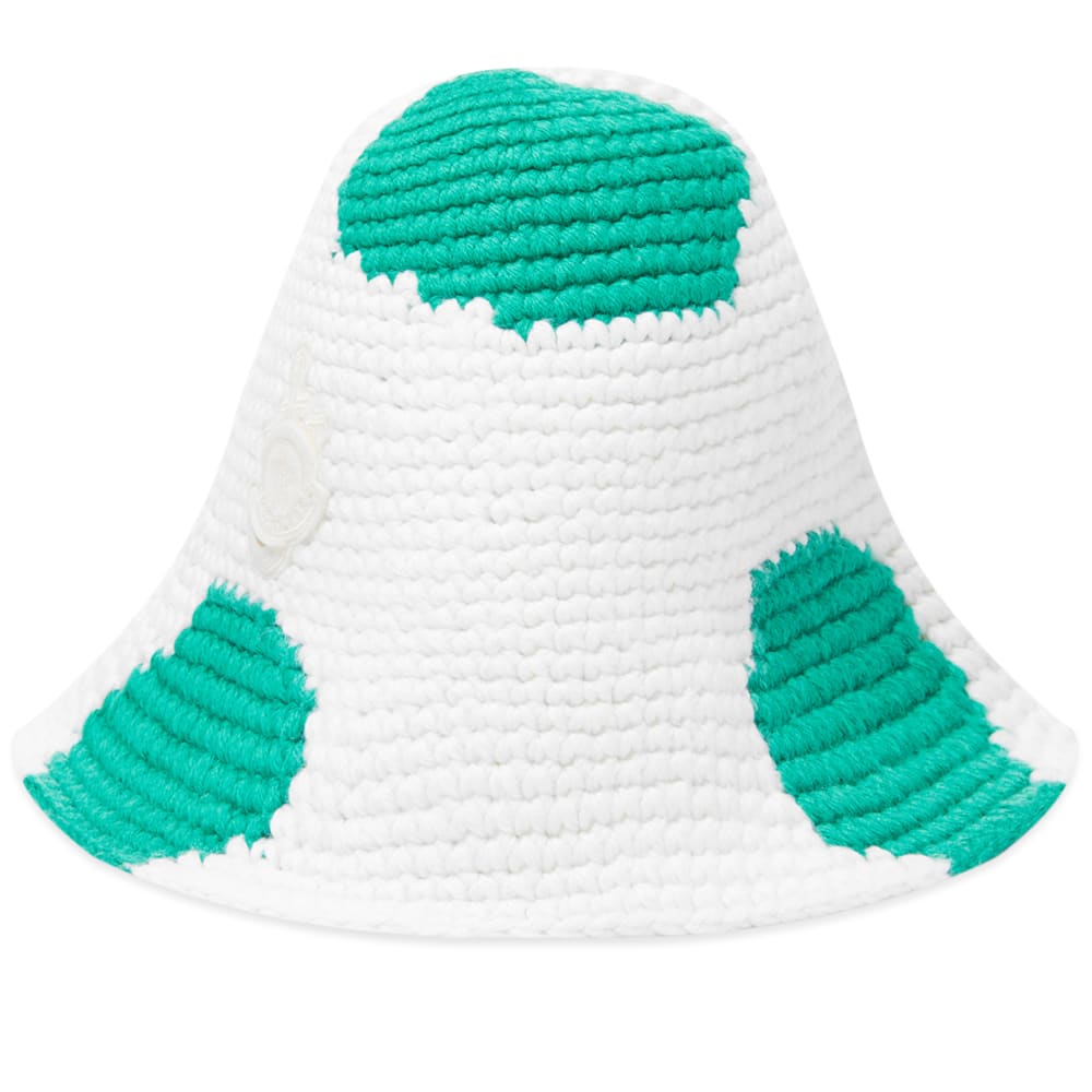 Шапка Moncler 1 JW Anderson Spot Crochet Bucket Бяло | 3B000-02-M1172-010, 0