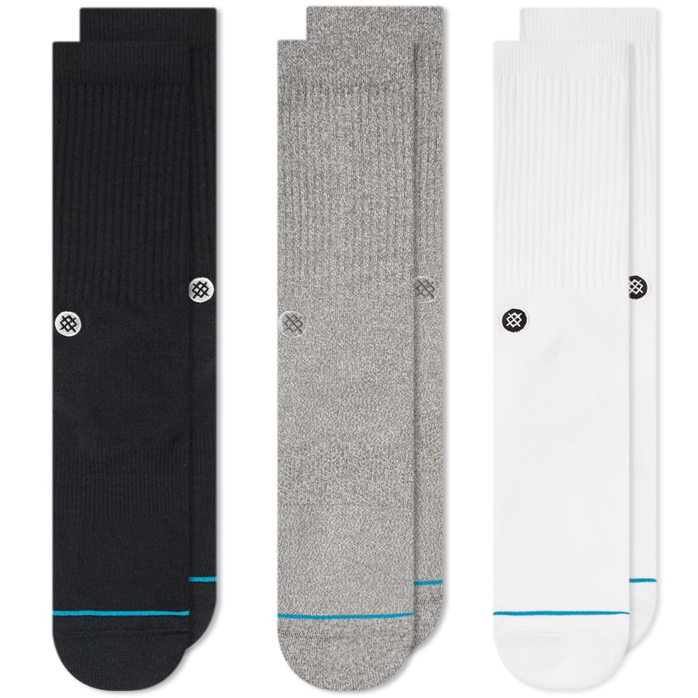Чорапи Stance Icon Sock - 3 Pack Многоцветен | M556D18ICP-MUL, 0