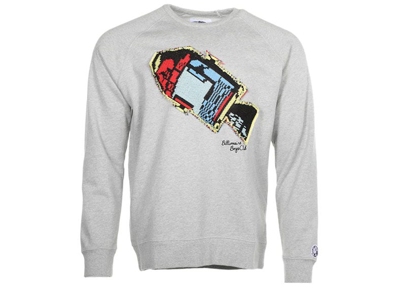Пуловер BILLIONAIRE BOYS CLUB Billionaire Boys Club Men's Module Crewneck Sweatshirt Сиво | 8917303HGR, 0