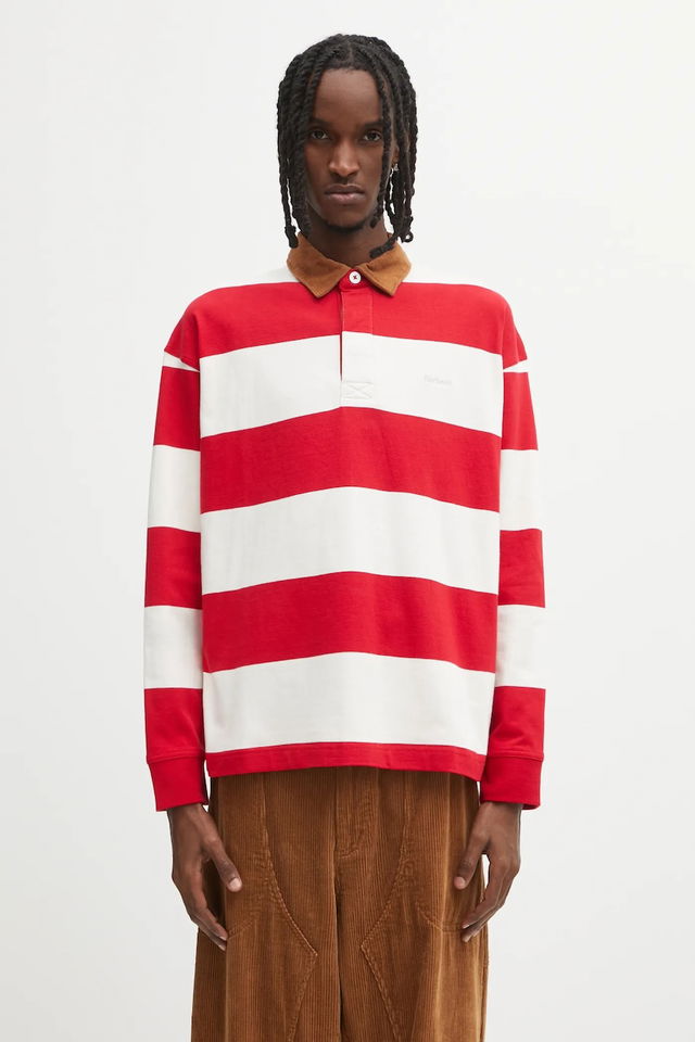 Newclose OS Striped Long Sleeve Rugby Shirt