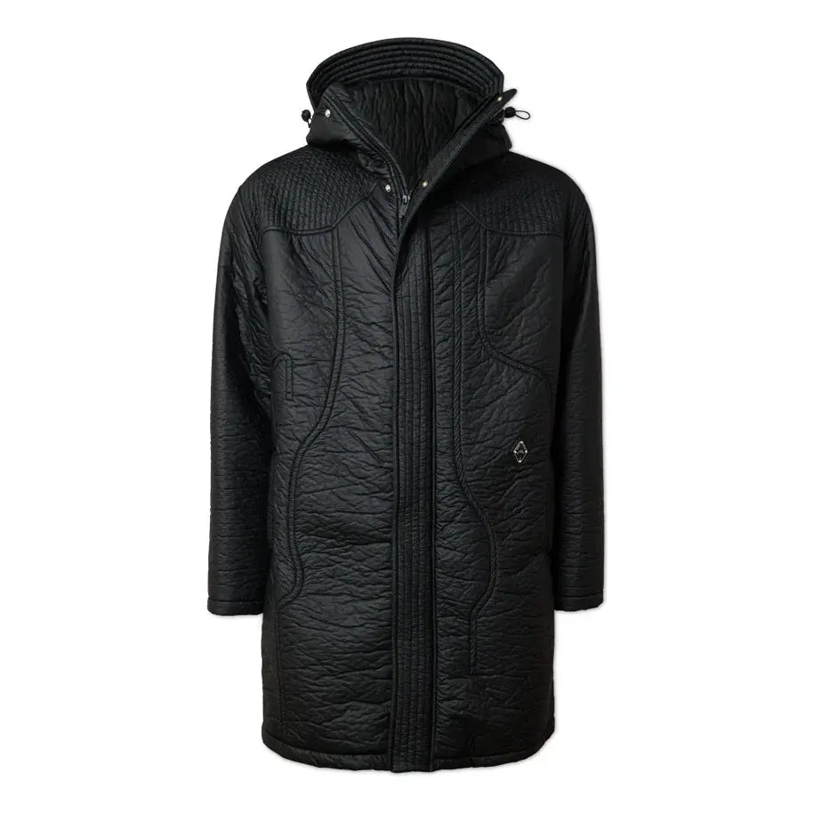 Пухо яке A-COLD-WALL* Crinkle Puffer Storm Hoody Jacket Черно | ACWMO032B-BLACK, 0