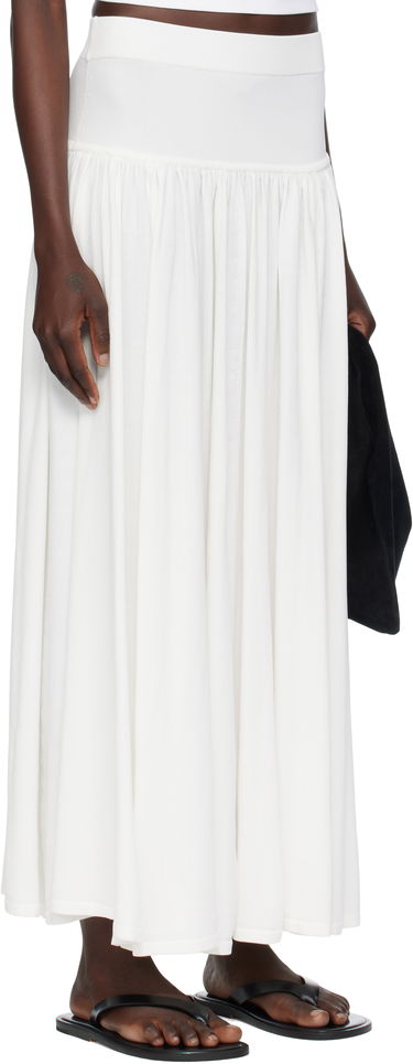 Пола Loulou de Saison Loulou de Saison Romy Maxi Skirt Бяло | ROMY, 1