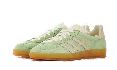 Кецове и обувки adidas Originals Gazelle Indoor W Зелено | IE2948, 3