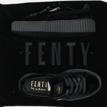 Кецове и обувки Puma Creepers Velvet black - black - black Черно | 364466 01, 5