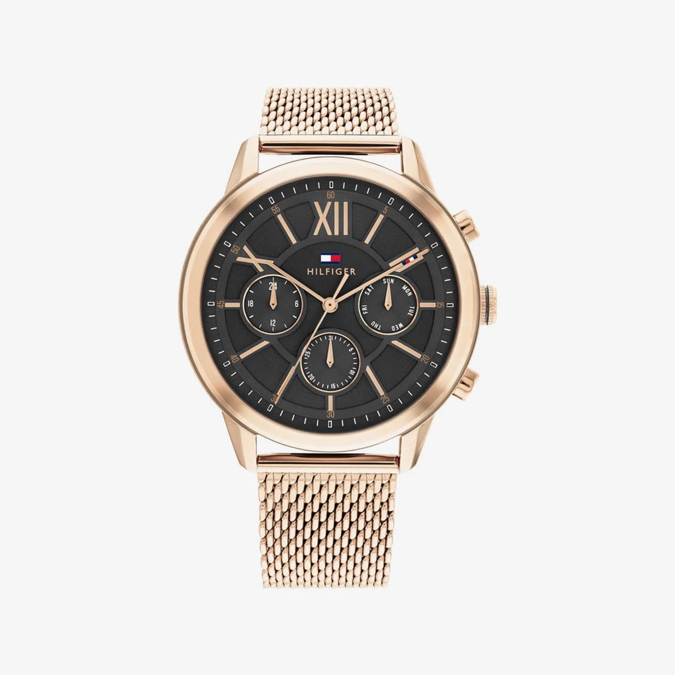 Часовник Tommy Hilfiger Chronograph Mesh Strap Watch Металик | 1710525, 0