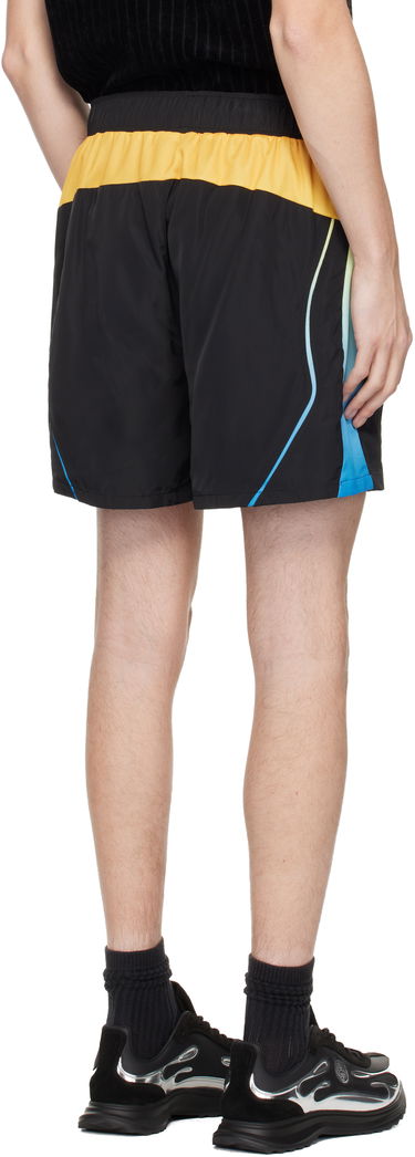 Къси панталони Casablanca Casablanca Gradient Football Shorts Черно | M-AW25-TR-348-01, 2