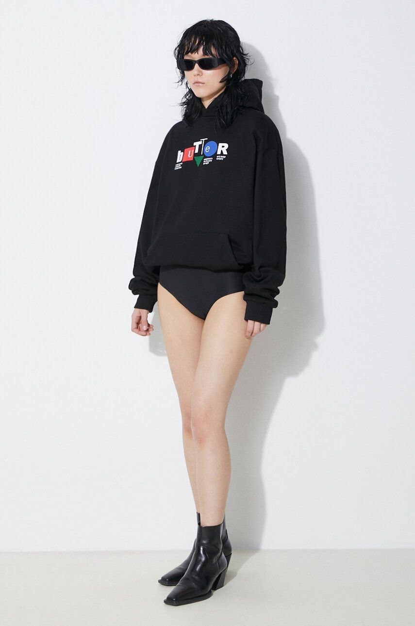 Суитчър Butter Goods Hoodie Design Co. Print Черно | BGQ1241502, 1
