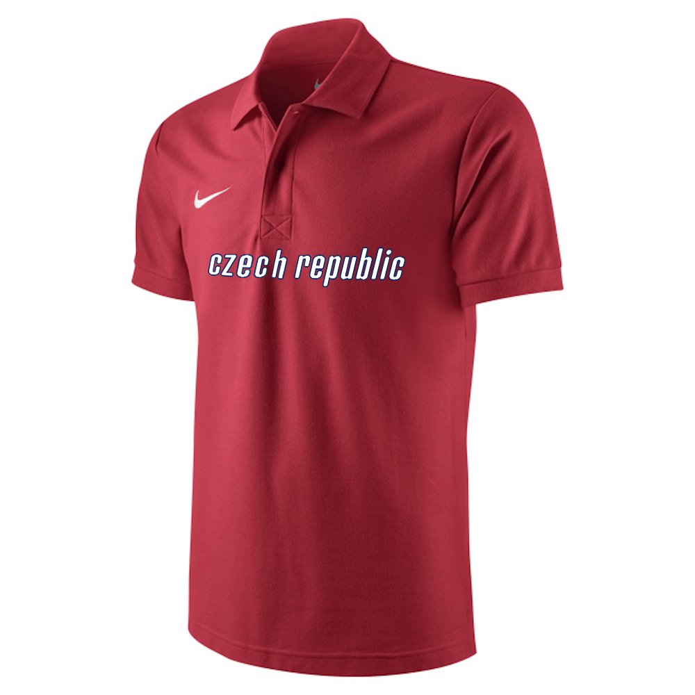 Поло тениска Nike Nike TS Core Polo Czech Republic Червено | 454800-657r, 1