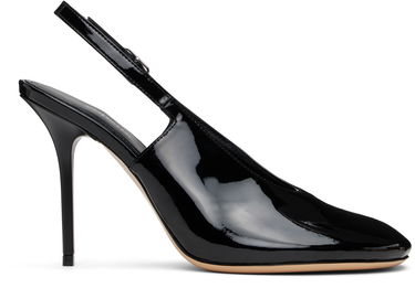 Кецове и обувки Coperni UFO Slingback Patent Leather Heels Черно | COPSH66F6026, 0