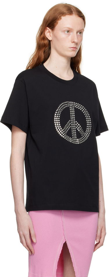 Тениска Moschino Moschino Jeans 'Peace' T-Shirt Черно | 0711 8262, 1