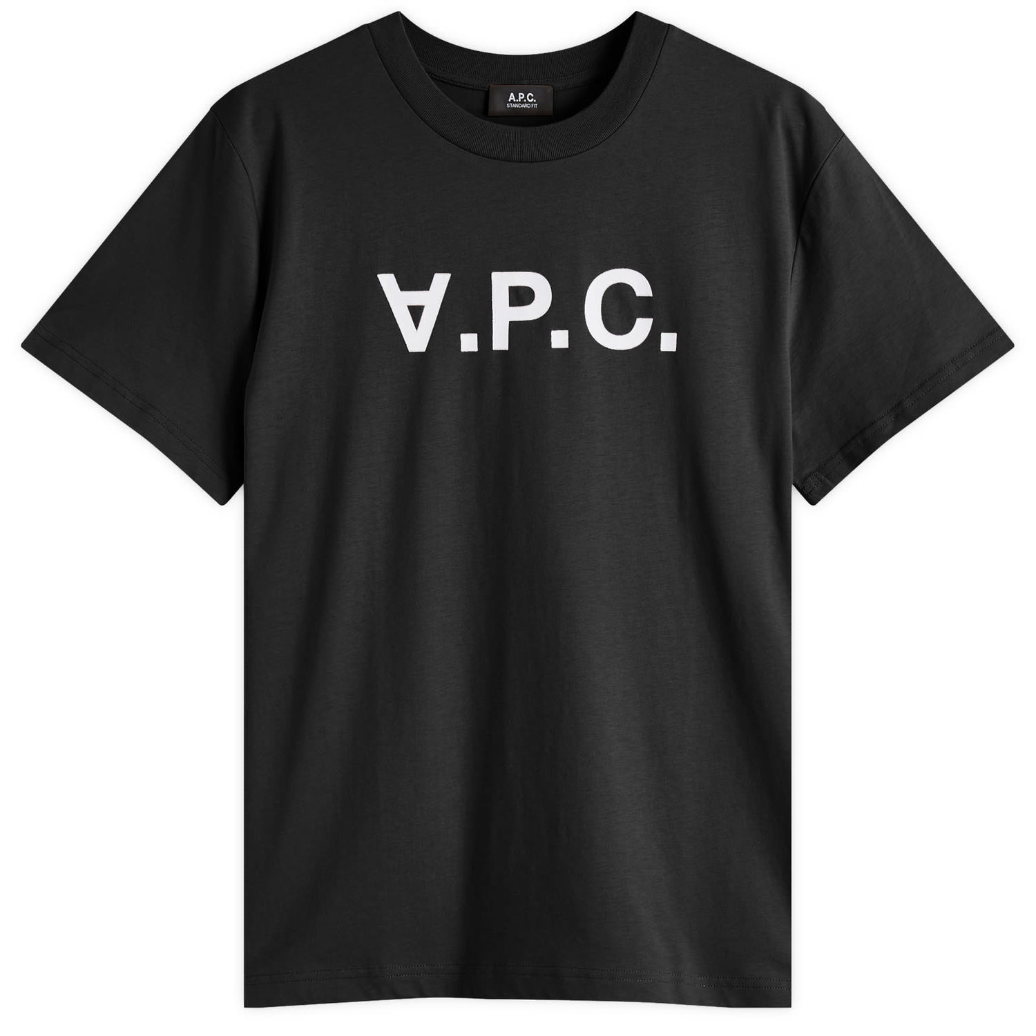 Тениска A.P.C. Men's VPC Logo T-Shirt Черно | COHBM-M26384-TZD, 1