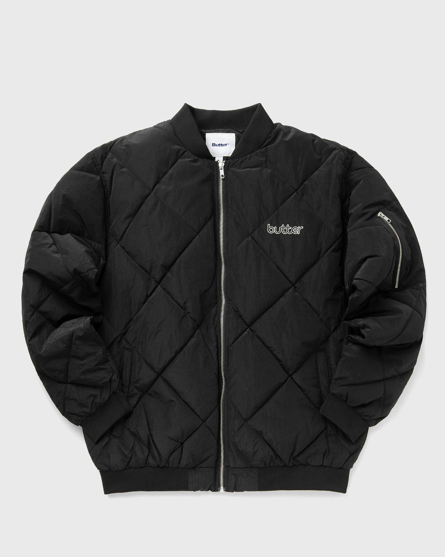 Яке бомбър Butter Goods Quilted Bomber Jacket Черно | P23429, 0