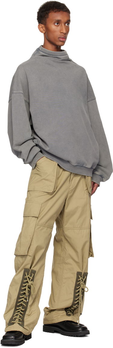 Пуловер We11done We11done Standard Turtleneck Hoodie Сиво | WD-TS3-24-731-U-CH, 3