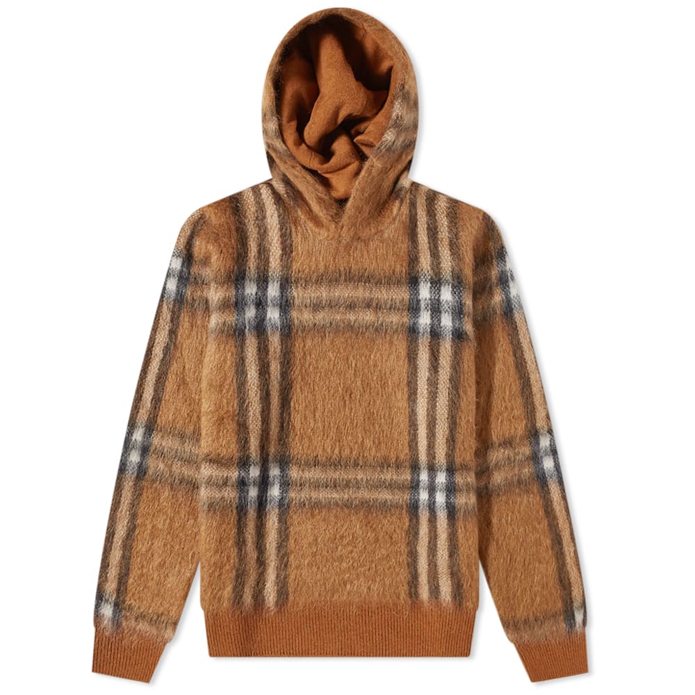 Суитчър Burberry Malone Check Mohair Hoody Кафяво | 8063643-A8900, 0
