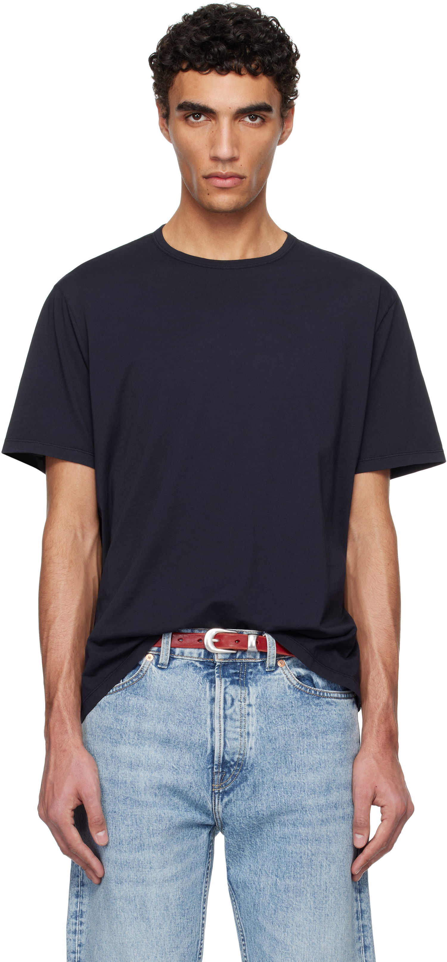 Тениска OUR LEGACY Our Legacy New Box T-Shirt Тъмно синьо | M2256NA, 0