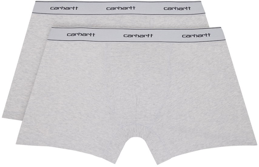 Боксерки Carhartt WIP Two-Pack Boxers Сиво | I029375, 0