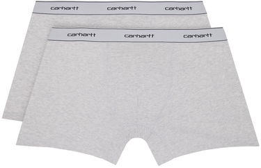 Боксерки Carhartt WIP Two-Pack Boxers Сиво | I029375, 0