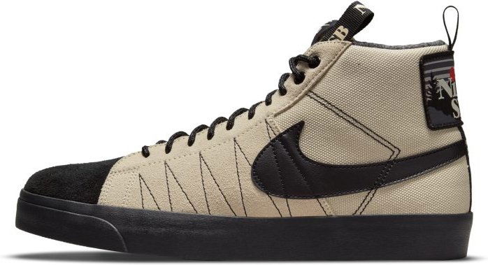 Кецове и обувки Nike SB Zoom Blazer Mid Premium Кафяво | DC8903-200, 0