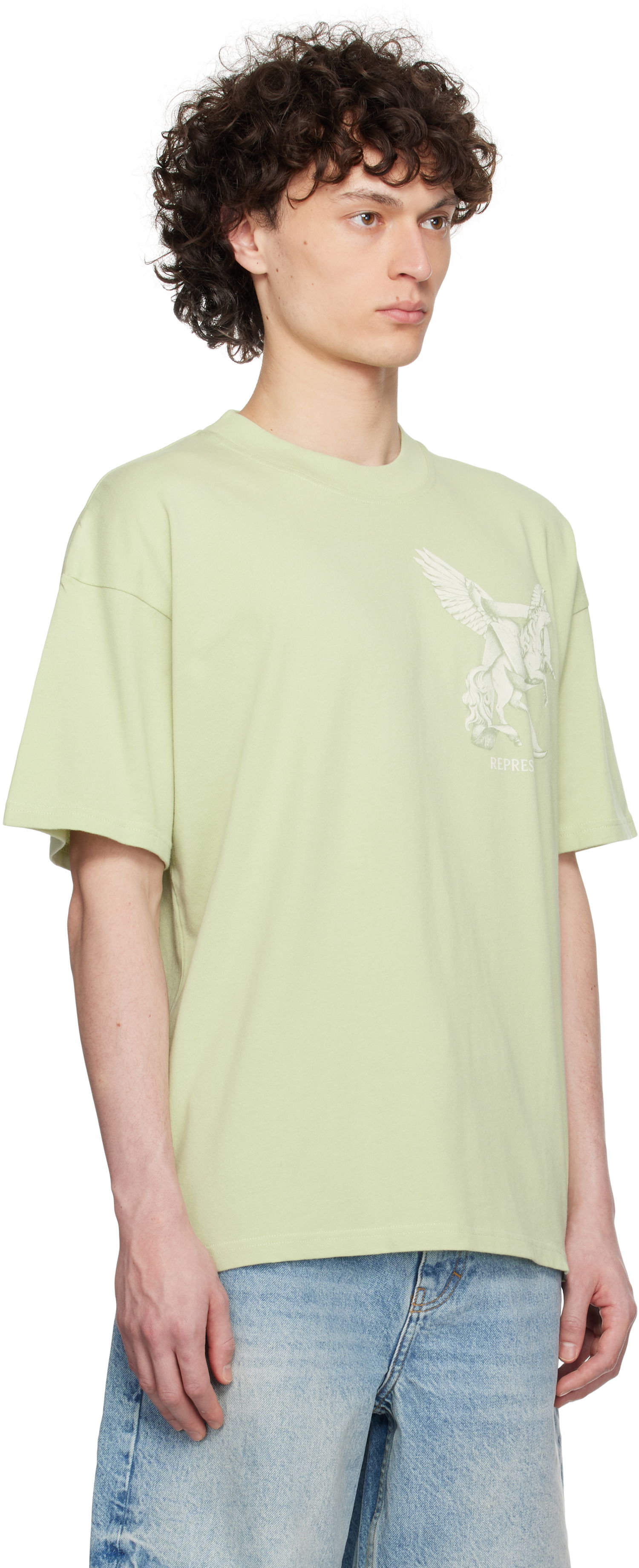 Тениска Represent Clo 'Elegance In Motion' T-shirt Зелено | MLM41066, 1