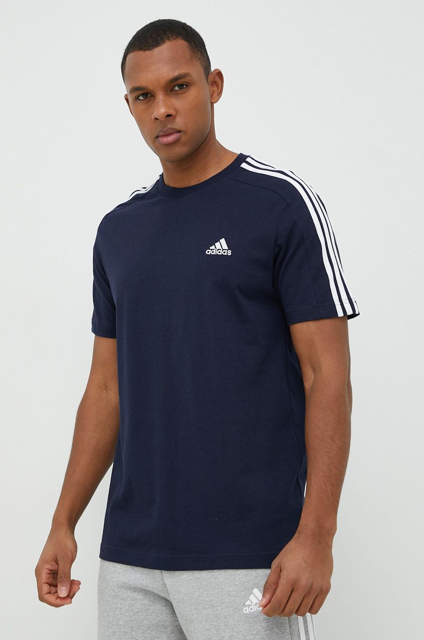 Тениска adidas Performance Cotton Tee Тъмно синьо | IC9335, 0