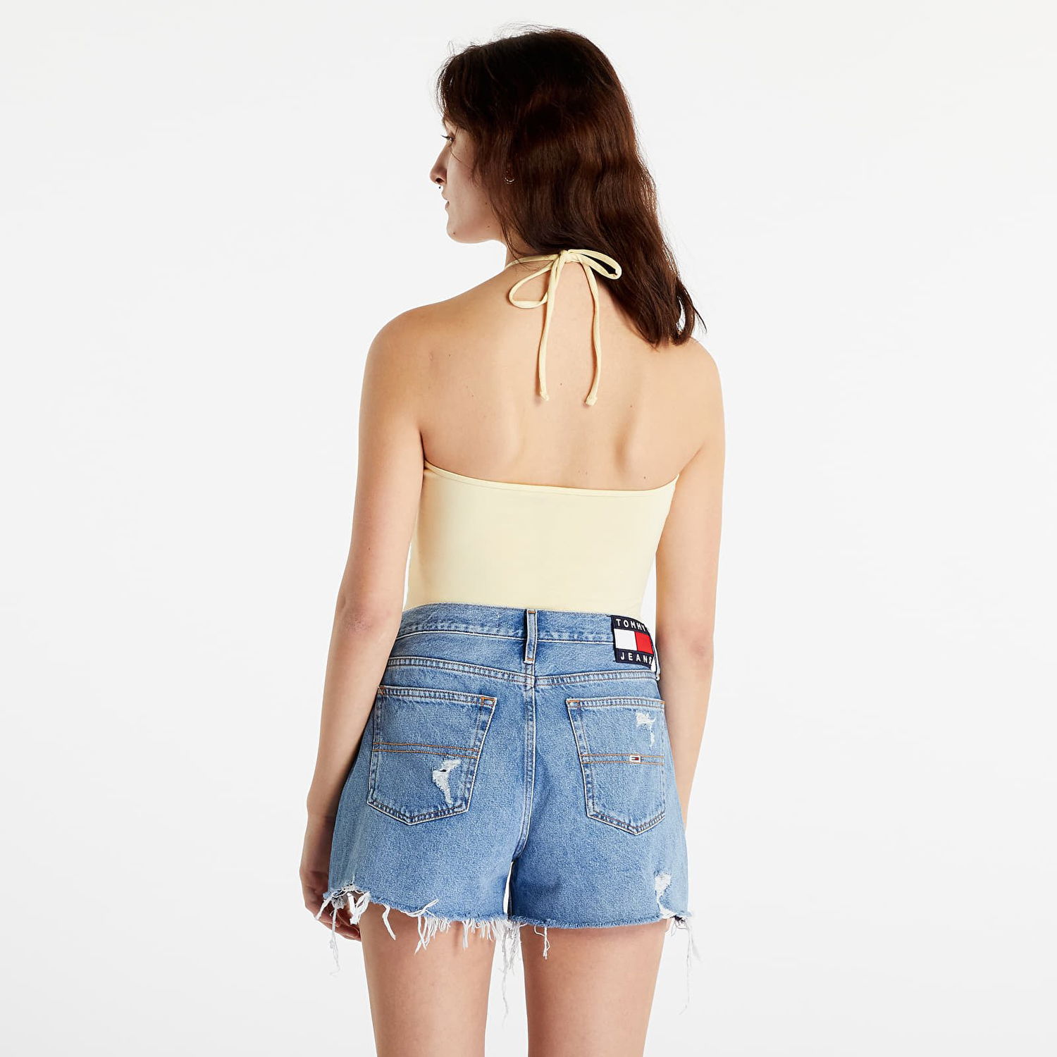 боди Tommy Hilfiger Tonal Linear Strapless Body Жълто | DW0DW15314 ZHO, 1