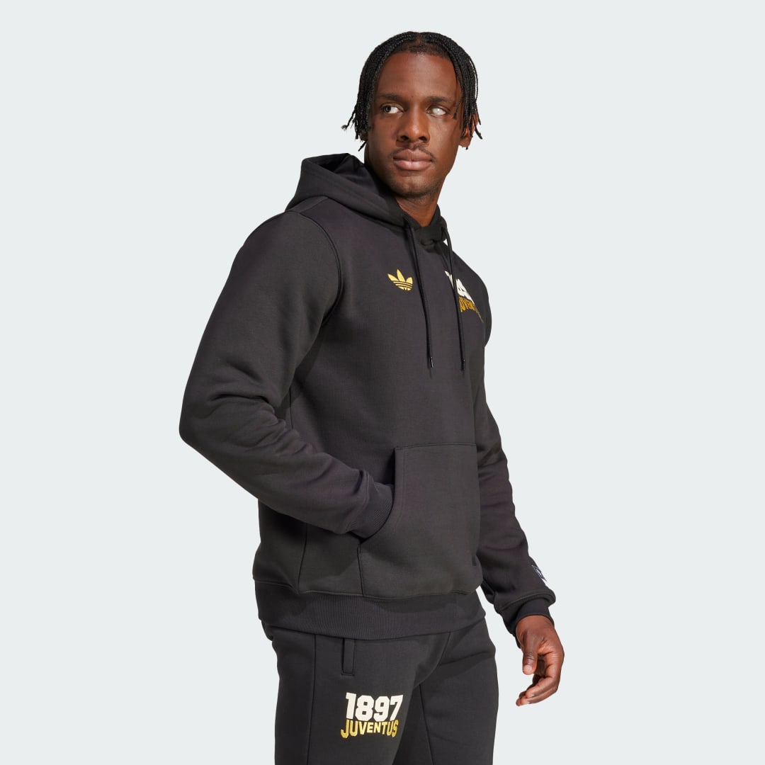 Суитчър adidas Performance Juventus VRCT Fleece Hoodie Черно | JF2567, 1