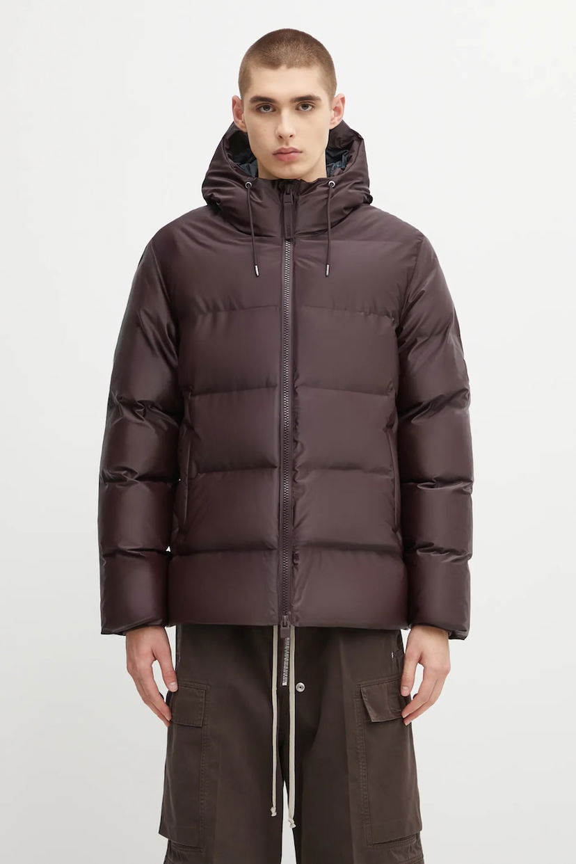 Пухо яке Rains Rains Alta W3T3 Puffer Jacket Бургунди | 15120.129