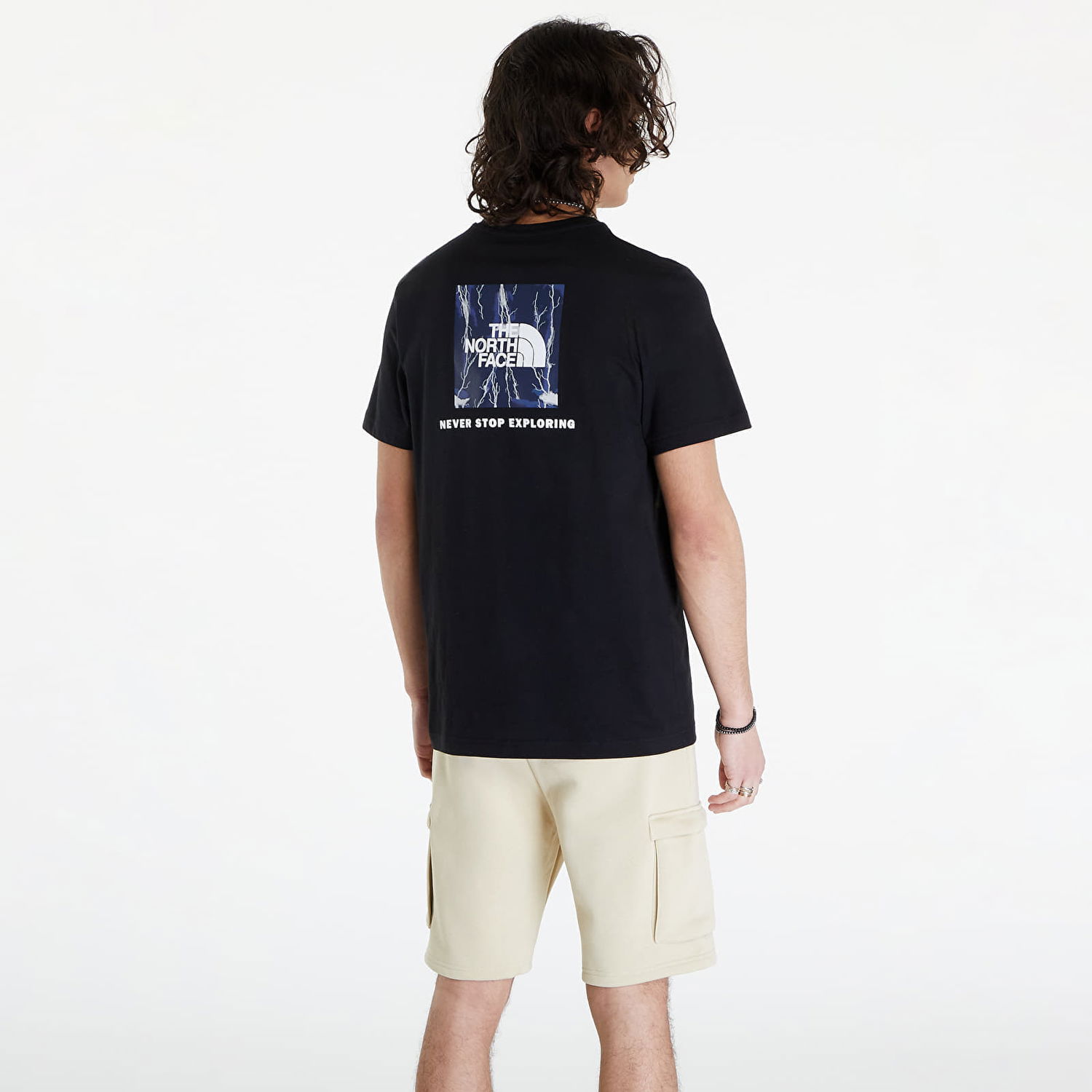 Тениска The North Face Redbox T-Shirt in Tnf Black/Summit Navy Тъмно синьо | NF0A87NPYGO1, 1