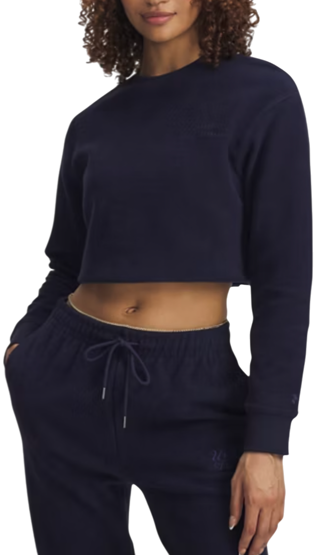 Суитчър Under Armour Under Armour Icon Terry Varsity Crew Sweatshirt Тъмно синьо | 6003680-410