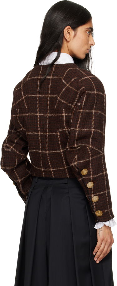 Яке Vivienne Westwood Vivienne Westwood Plaid Pourpoint Jacket Кафяво | 3304000S-W019W-, 2