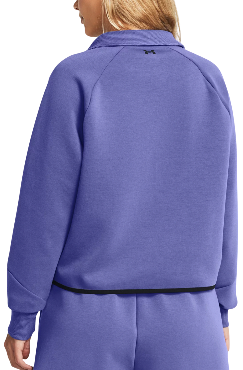 Суитчър Under Armour Unstoppable Fleece Rugby Cropped Pullover Лилаво | 1382746-561, 1