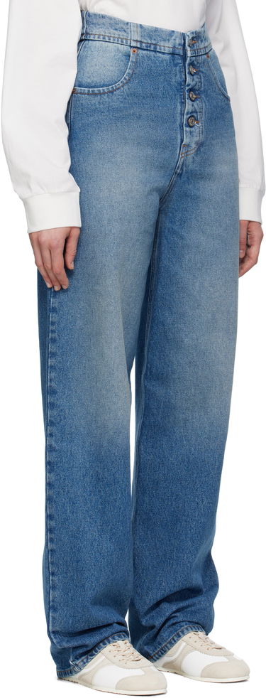 Дънки Maison Margiela MM6 Maison Margiela Straight-Leg Jeans Синьо | S52LA0241 M30018, 1